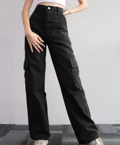 Un estilo 3D bolsillo <span class=keywords><strong>mujer</strong></span> S pantalones para <span class=keywords><strong>trabajo</strong></span> casual - Product Image 2