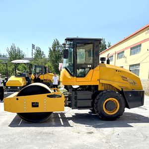 Maquinaria de Construcción, Mini Rodillo Compactador de 3, 4, 5, 6 y 8 Toneladas, Rodillo para Asfalto con Neumáticos de Goma - Product Image 4