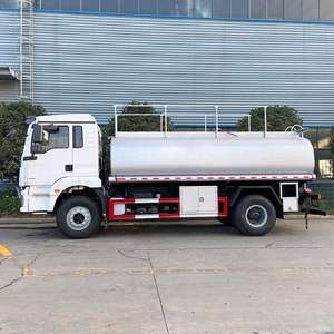 Shacman truk Tanker aluminium 20 galon 10-kubik 4x2 6x4 digunakan untuk susu segar - Product Image 2