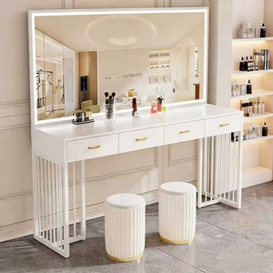 Modern Carbon Steel Multi-Functional Studio Dressing <b>Table</b> Light Professional <b>Makeup</b> Wedding Dress Shop School <b>Makeup</b> Artist - Product Image 1