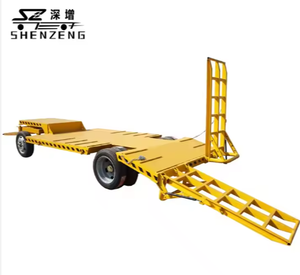 Remolque de excavadora de 8 toneladas y 10 toneladas, remolque de cubierta, remolque pesado para equipos de transporte - Product Image 5