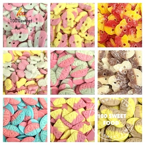 Aangepaste Zweedse Snoep Mix Grote Ovalen Schedels En Meer Zoetzure Zweedse Gummies Schuimende Snoep