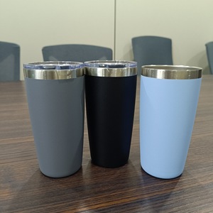 Tumblers toptan toplu 10 oz manyetik kapak Tumbler paslanmaz çelik tozu kaplı Vasos orijinal Termos Termicos 10 oz kahve kupa - Product Image 6