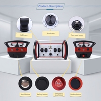 Manette de commande radio haute sensibilité à 4 leviers pour chargeur hydraulique