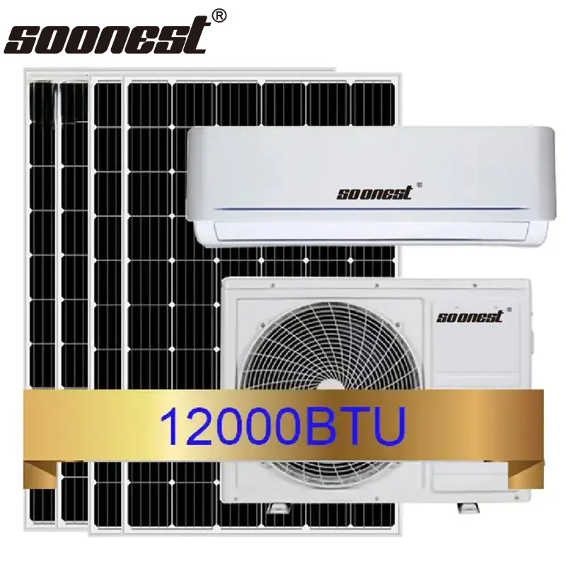 120V 220V AC 2 Tonns condizionatore solare condizionatore d'aria solare Ac portatile 12000 Btu 18000Btu condizionatore solare