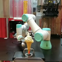 Bras robotique programmable à 6 axes pour distributeur automatique de crème glacée avec charge utile de 7 kg, rayon de travail de 819 mm et capacité de 150 à 200 pièces