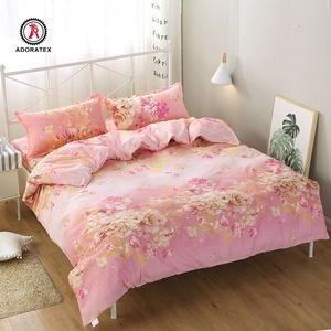 Parure de draps en microfibre pure, housse de <span class=keywords><strong>couette</strong></span> en polyester lavé, housse de <span class=keywords><strong>couette</strong></span> simple, draps de lit pour une <span class=keywords><strong>personne</strong></span> ou deux personnes - Product Image 5