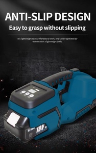 Tự động cốt thép đóng đai máy 3200N điện với lithium có thể sạc lại pin giá thuận lợi giấy vật liệu đóng gói - Product Image 3