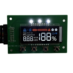 Modul tampilan LCD Mono <span class=keywords><strong>5</strong></span> inci kustom VA/pemancar/negatif lampu latar Putih jam 12.00 LCD grafis kustom - Product Image 1