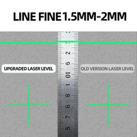 360 °   Niveau laser vert rotatif 3D 12 lignes 4D 16 lignes, outil de marquage professionnel pour la construction extérieure, batterie au lithium