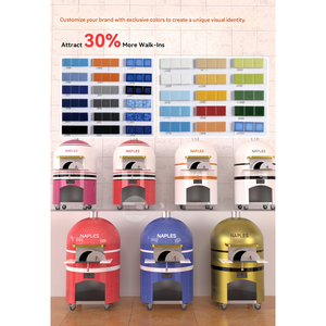 <span class=keywords><strong>Four</strong></span> à pizza portable au bois et modèle de comptoir pour la maison, facile à déplacer et à ranger - Product Image 3
