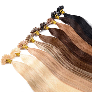 Capsules de kératine naturelle Cheveux humains 12-28 Nail U Tip Machine Remy Pre-Bond Extensions de cheveux naturels 28-70cm - Product Image 2