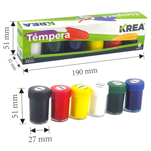 Tempera <span class=keywords><strong>Lavabile</strong></span> per Bambini 2026, 6 <span class=keywords><strong>Colori</strong></span>, per <span class=keywords><strong>Pittura</strong></span> con le Dita, Educazione Precoce - Product Image 2