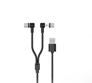 Câble usb de charge magnétique 2 en 1, double type c, cordon de <span class=keywords><strong>chargeur</strong></span> magnétique, Nintendo <span class=keywords><strong>Switch</strong></span> / PS5/PSVR2, manettes de jeu, câble magnétique - Product Image 2