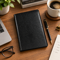 Agenda professionnel en cuir PU A5, couverture rigide, journal, logo personnalisé, promotionnel, entreprise, bureau, vente en gros, carnet