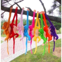 Peluches singe de 60-90 cm, poupées singe à longs bras suspendues, jouets en peluche animaux singe pour cadeaux de bébé