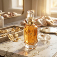 Botol Parfum Kaca Kosong Mewah 50ml 100ml Bentuk Prisma Heksagonal Isi Ulang Dengan Pompa Semprot Kemasan Kustom dengan Kotak