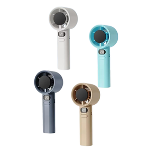 Mini ventilateur portable de luxe rechargeable avec cinq petits supports de téléphone portables et fonction brumisateur - Product Image 1