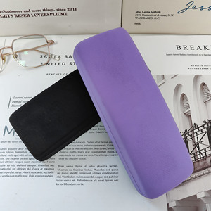 Solid Color Rectangle Eyeglasses Case Flip Design Pressure Resistant <b>Storage</b> <b>Box</b> For Prescriptions And Sunglasses Unisex - Product Image 3