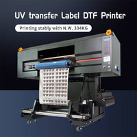 Impresora UV DTF de Formato Grande A1, 60 cm, 24 Pulgadas, Máquina de Impresión Rollo a Rollo para Pegatinas y Letreros de Transferencia UV Personalizados al por Mayor