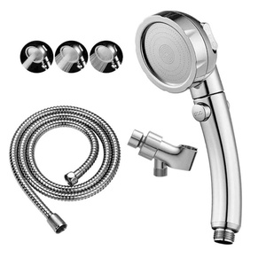 Pommeau de douche à main haute pression avec fonction pluie, réglable, avec interrupteur marche/arrêt, amovible, pour camping - Product Image 1