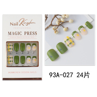 Designer de luxe personnalisé Nail Art pressé court faux acrylique marque privée ongles faux porter armure Ballet pointe française presse sur les ongles