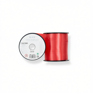 Nastro regalo Ilan 1 cm x 100 m rosso per confezionare regali - Product Image 5