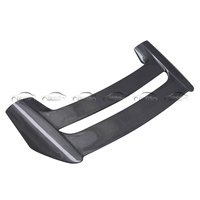 Aileron de toit double couche en fibre de carbone noir brillant pour Civic FC1 FK7 FK8 10ème génération Si Type R 2/4 portes