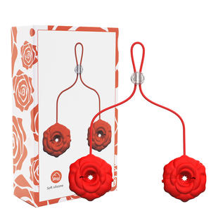 La mejor venta de vibrador de pezón de silicona controlado por aplicación con collar de cadena Rosa discreto SM juegos de parejas juguetes sexuales íntimos - Product Image 5