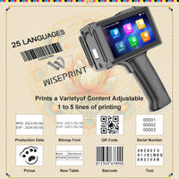 Impresora de Inyección de Tinta Portátil Wiseprint HP-WP127 Pro Mate, Máquina de Codificación Portátil, Control por Botones, Impresora a Batería
