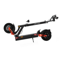 NFC EU-Lagerbestand JOYOR T10 Offroad-Elektroroller mit Doppelmotoren, 60V 18Ah, Max. 75km Reichweite, 60km/h, Faltbarer Elektroroller für Erwachsene