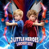 Ensemble de tir Spider-Man 2 pièces avec lumières LED, cible sur pied rouge/bleue, utilisation intérieure/extérieure, pour les enfants de 0 à 24 mois, cadeau unisexe