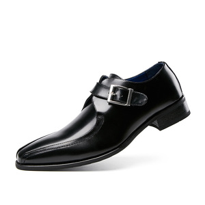 Nuevos Zapatos de Vestir de Cuero para Hombre, con Punta en Pico, para Oficina, Caballero, Boda, Otoño, Dropshipping - Product Image 5