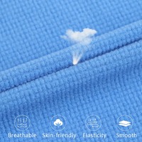 Herstellung Fancy Mini Damen Jacke Futter Gitter Micro Polar 100% Polyester Jacquard Gestrickt Einseitig Anti Pill Polar Fleece
