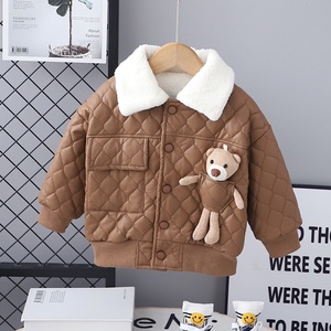 Abbigliamento per Bambini all'Ingrosso, Cappotto in Velluto alla Moda per Ragazzi, Giacca Invernale Calda e Spessa per Bambini 2-7 Anni - Product Image 3