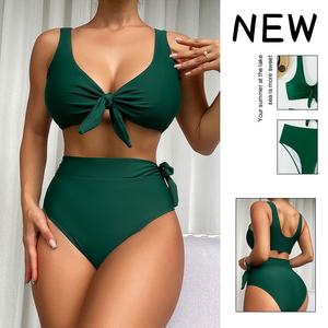 2025 nouveau <span class=keywords><strong>AliExpress</strong></span> femmes Sexy deux pièces maillot de bain ferme contrôle Bikini pour sources chaudes Style européen américain en gros - Product Image 2