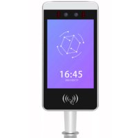 8 inci tahan air Livet deteksi biometrik kontrol akses sistem Android Terminal pengenalan wajah