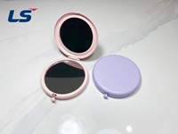 Cermin rias mini portabel salon kecantikan Lanson dengan warna kustom dan logo