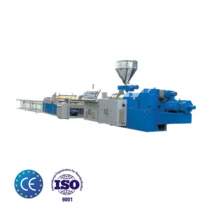 Pc Plastic Wavy Sheet Making Machine Pp Pe Pvc Trapezoidal Board Production Line