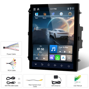 Autoradio Android Podofo 9,7 pouces double DIN, écran IPS 2+32G, Carplay/Android Auto sans fil, GPS, WiFi, double USB, fiable, pour grossistes - Product Image 6