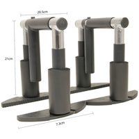 Barre de traction portable réglable en acier, pliable, légère, pour porte de salle de sport, usage domestique, capacité de charge de 220 kg, cadre de porte de 12 à 17 cm