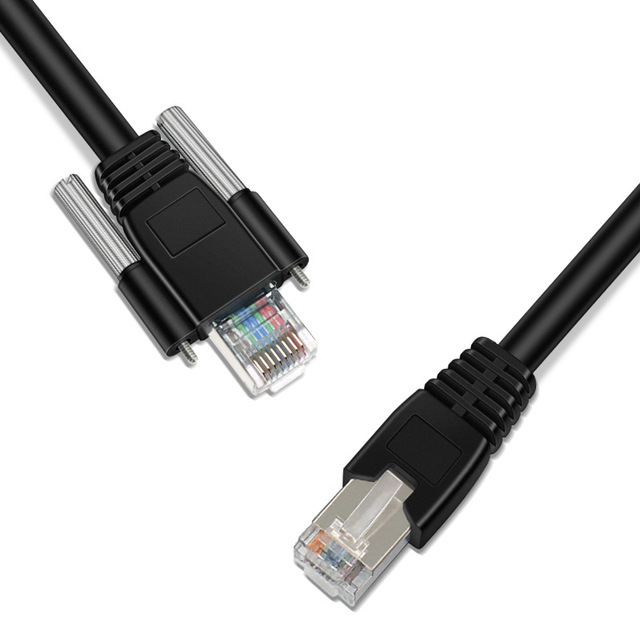 High-Flex Gigabit Ethernet Cable for Industrial Cameras, Drag Chain Resistant, Bend and Stretch Durable, CCD Gigabit Cable