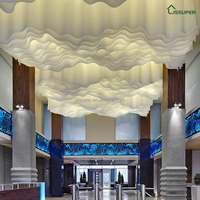 Plafond décoratif de moulage fait sur commande formé étanche à l'humidité de centre commercial de salle de bal d'hôtel simple moderne Offre Spéciale