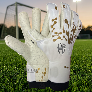 Customized Goalkeeper Gloves Adult & Youth Sizes Available Front Palm Quartz Latex Backhand Sublimation Printing Negative Roll - Product Image 3