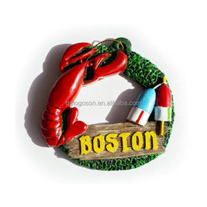 Custom Boston Mass Koelkast Magneet Usa Vlag Souvenir Massagetts Stempel Epoxy Magnetische Sticker Productie Boston Massas - Product Image 2