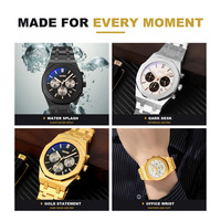 Direkter Fabrikgroßhandel SKMEI 9296 Luxus Herrenuhr Quarzwerk 3BAR Wasserdicht Edelstahlgehäuse