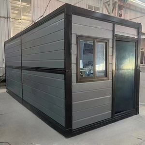 Nhà container gấp gọn, lắp đặt nhanh, đóng gói phẳng, nhà lắp ghép di động 20ft 40ft, nhà nhỏ di động, nhà ở, khu cắm trại - Product Image 6