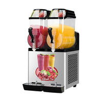 36 litres Commerciale Trois Réservoirs Boisson Glacée Acier Inoxydable Slush Machine/Icee Slushie Machine/Machine À Boissons Congelés