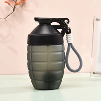 Bouteille d'eau sport ananas 600 ml grande capacité, gourde universelle d'été pour étudiants