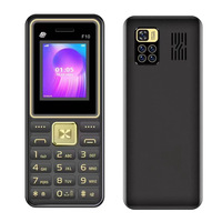 Téléphone portable pas cher 1,8 pouces F10 2G avec clavier, fabriqué en Chine, trois cartes SIM et trois modes veille